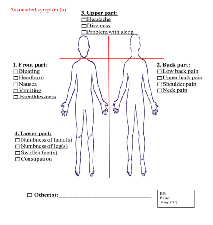 Figure 2.0 Pictorial Documentation Form