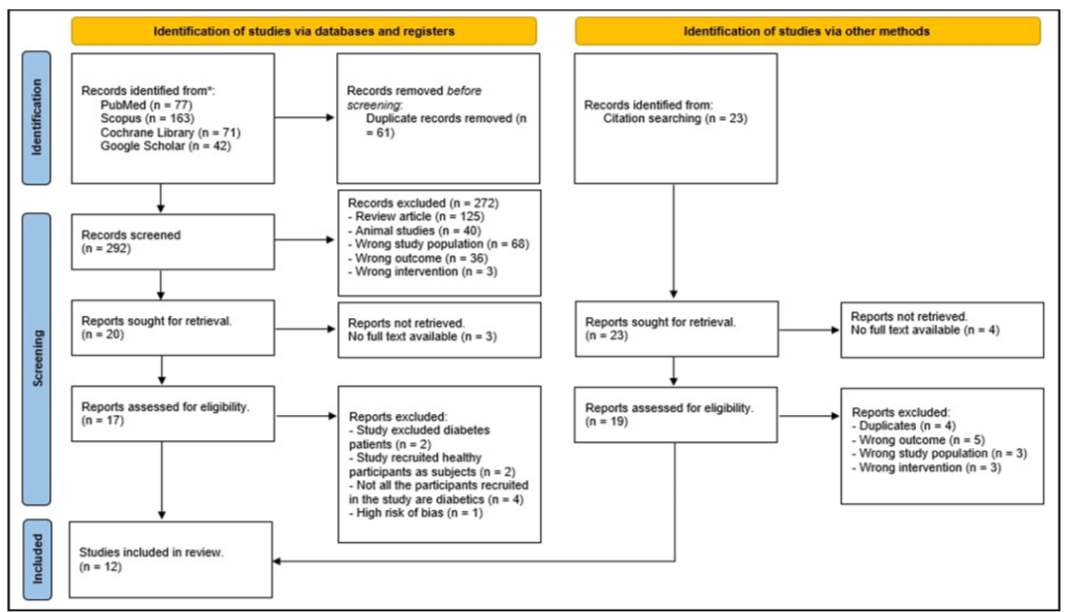 Figure I: Flowchart of the study selection process.
